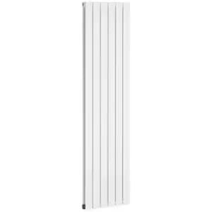 HOMCOM Wall Mounted Vertical Radiator Heater in White, white