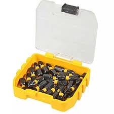 DEWALT Tough Case Torsion Pozi Screwdriver Bits PZ2 25mm Pack of 25