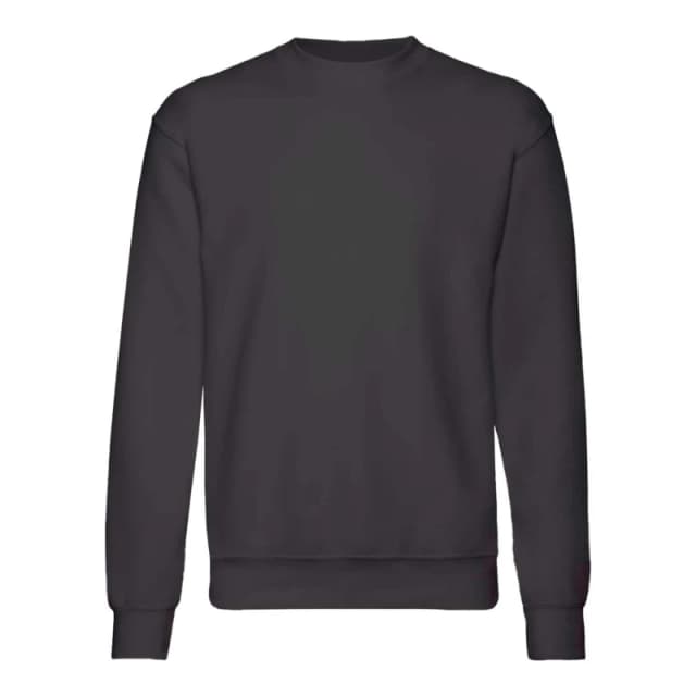 Fruit of the Loom Premium 70 30 Sweatshirt Pack of 2 in Black Size: 5-6 Years Black Unisex 5-6 Years