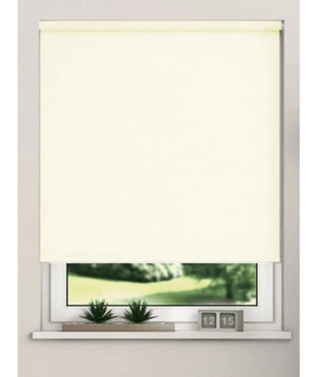 Thermal Blackout Roller Blinds 175Cm Drop X Width 70Cm Cream