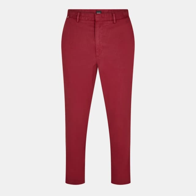 Boss Mens Kaito Slim Fit Chinos Trousers Dark Red male 36 (46)