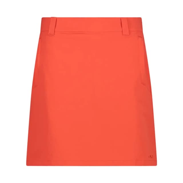 Womens 2 in 1 skirt-short CMP Orange Female XL