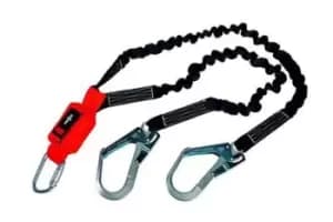 Protecta Twin Leg Shock Absorb Web Lanyard 1.5M