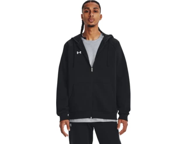 Under Armour Rival Fleece Hooded Jacket Black C001 S