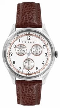 Ted Baker Silver And Brown 'Multi' Fashion Watch - BKPDQS104UO