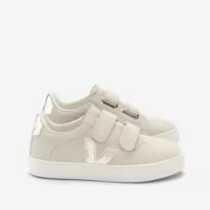 Kids Small Esplar Flatform Trainers in Suede with Touch 'n' Close Ta