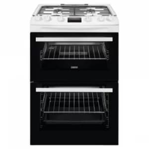 Zanussi ZCG63260WE Double Oven Gas Cooker