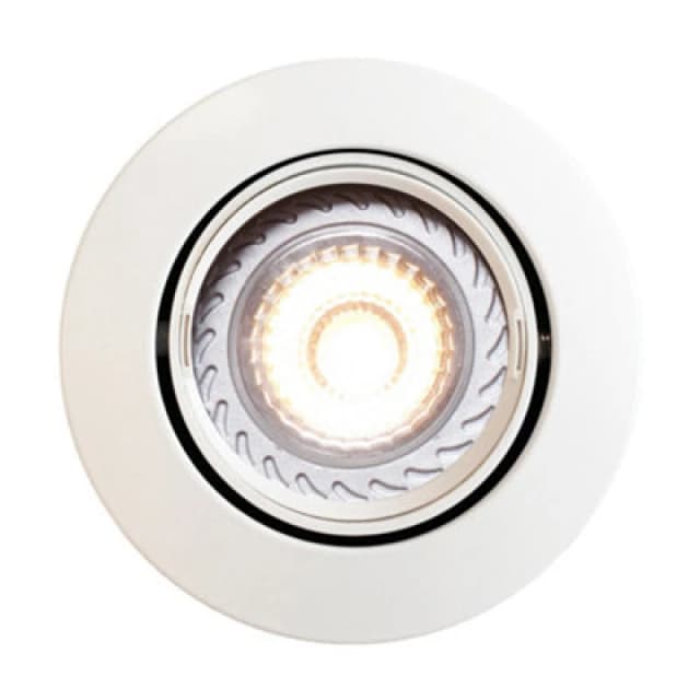 Nordlux Mixit Outdoor Plastic Downlight Insulation Safe White,mains