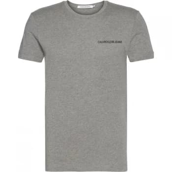 Calvin Klein Jeans Logo T-Shirt - Grey Heather