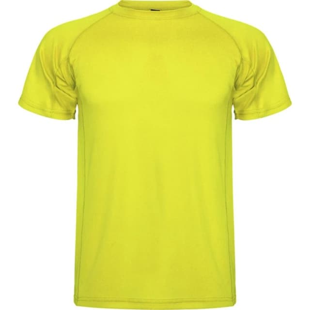 ROLY ROLY Men Montecarlo Short-Sleeved Sports T-Shirt in Bright Yellow Size: Small Bright Yellow S Male 5063527538598