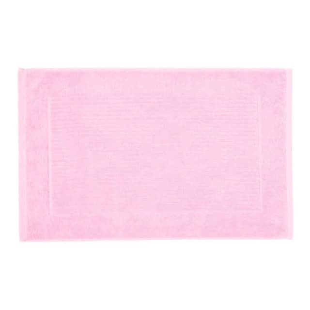 Homescapes Imperial Plain Cotton Bath Mat Pink