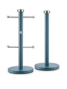 Tower Ice Diamond Mug Tree And Towel Holder