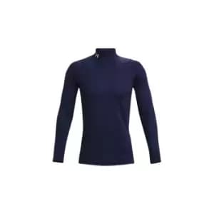 Under Armour ColdGear Armour Fitted Mock - Midnight Navy - L