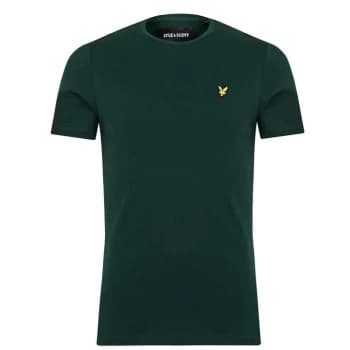 Lyle and Scott Basic Logo T Shirt - Dark Green W486