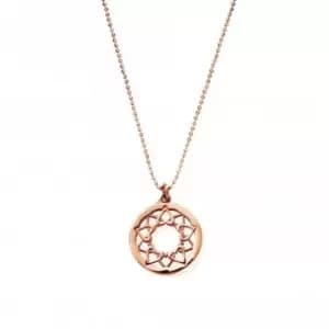 ChloBo Diamond Cut Chain With Heart Mandala Pendant RCDC1469