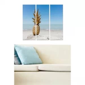 MDF2571434 Multicolor Decorative MDF Painting (3 Pieces)