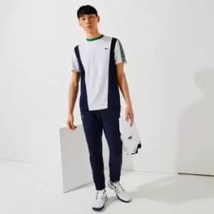 Mens Lacoste SPORT Cotton Fleece Tennis Sweatpants Size 9 - 4XL Navy Blue