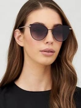 Ted Baker Lula Butterfly Sunglasses, Black, Women