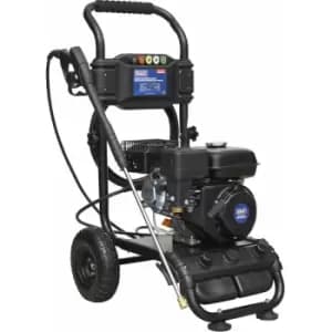 Loops - Petrol Powered Pressure Washer - 6.5hp Engine - 220bar - 5m Pressure Hose