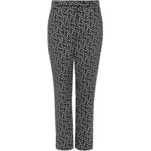 Phase Eight Mackenzie Geo Tapered Trouser - Black
