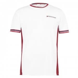 Tommy Sport Tape T Shirt - PVH White