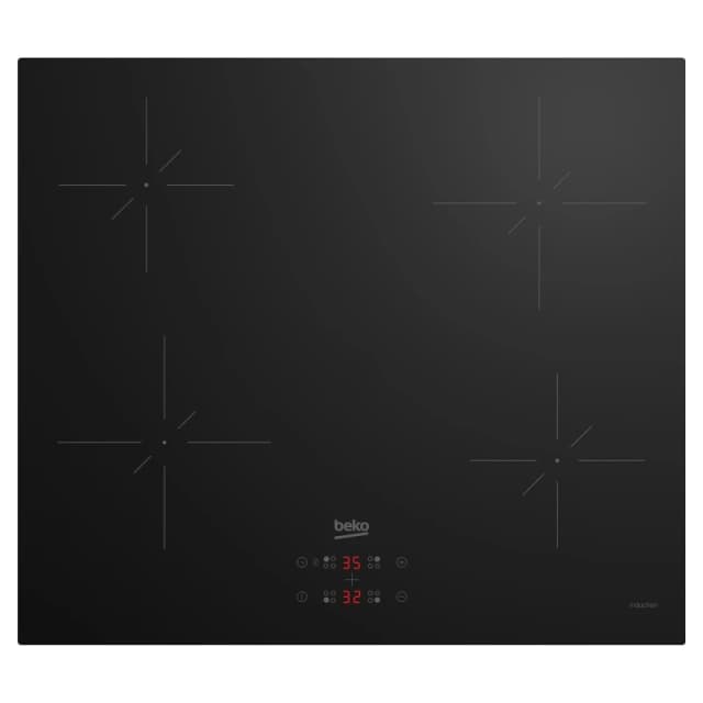 Beko CIHYQI21B 60cm Frameless 4 Zone Induction Hob - BLACK CIHYQI21B