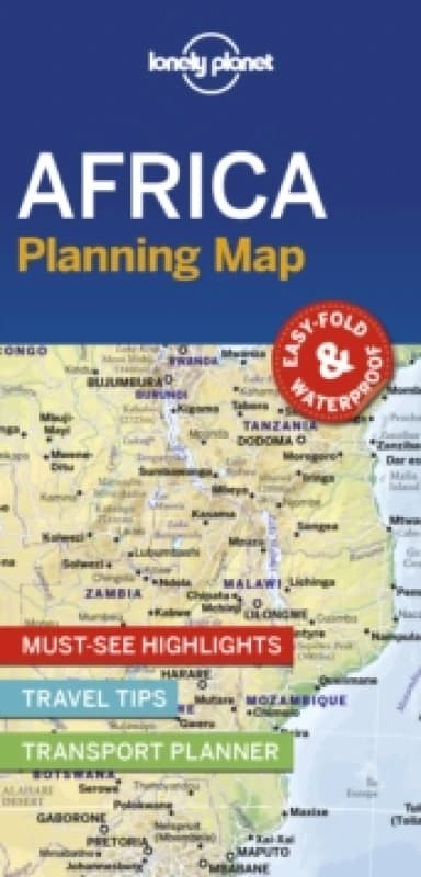 Lonely Planet Africa Planning Map Sheet map, folded