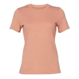 Bella + Canvas Womens/Ladies Jersey Short-Sleeved T-Shirt (L) (Terracotta)