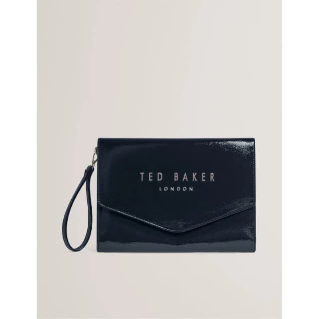 Ted Baker Womens Crinkle Pouch Navy female One Size