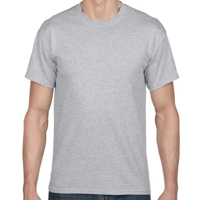 Gildan Mens Plain DryBlend T-Shirt in Grey Size: Small Grey Male S