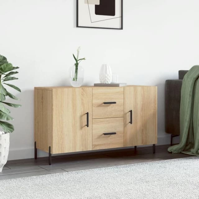 VIDAXL Sideboard Sonoma Oak 100x36x60cm Engineered Wood Vidaxl 8720845424602