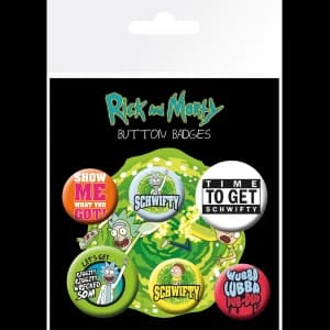 Rick and Morty Quotes Badge Pack
