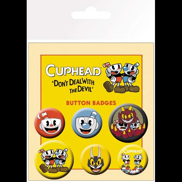 Cuphead - Mix Badge Pack