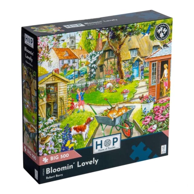 The House Of Puzzles Bloomin' Lovely, BIG 500 Piece Jigsaw Puzzle Multicolor Unisex