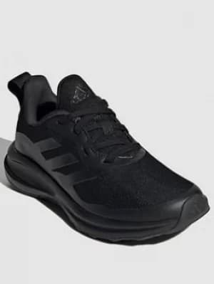 adidas Kids Unisex Fortarun K, Triple Black, Size 1