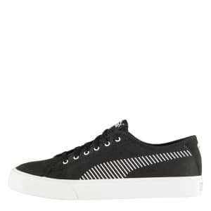 Puma Bari Canvas Trainers Mens - Black/White