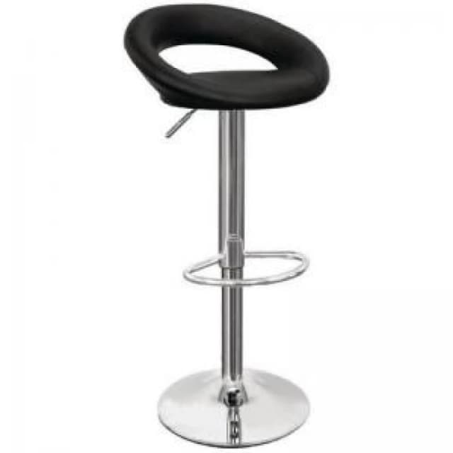 Designer Cafe and Bistro Bar Stool - Black