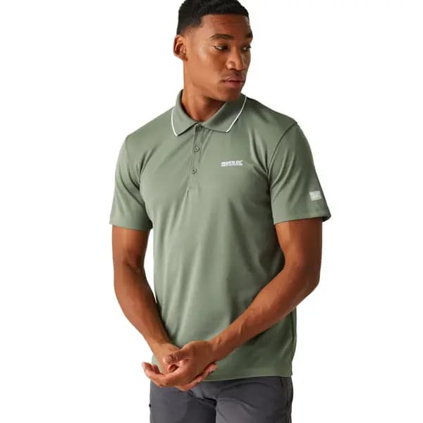 Regatta Mens Maverick V Quick Drying Wicking Polo Shirt S - Chest 37-38' (94-96.5cm) Agave Green REG199-E87-S