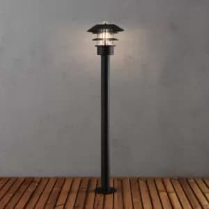 Modena Outdoor Modern Bollard Light Black, IP23