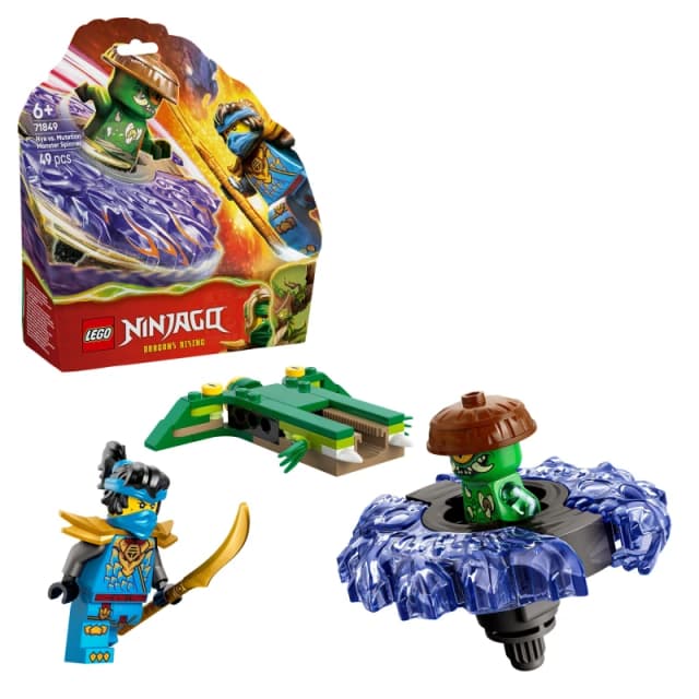 LEGO NINJAGO Nya vs. Mutation Monster Spinner Toy 71849