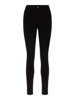 PIECES High Waist Skinny Fit Jeggings Women Black