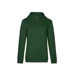 B&C Womens/Ladies Queen Hoody (L) (Bottle Green)