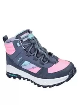 Skechers Fuse Tread Boots - Grey/Multi, Grey/Multi, Size 2 Older