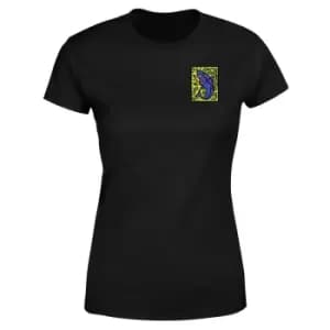Jaws Doodle Icon Womens T-Shirt - Black - L
