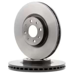 PAIR PAINTED BREMBO BRAKE DISCS 09.5180.31