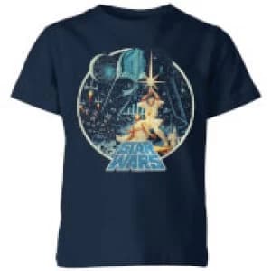Star Wars Vintage Victory Kids T-Shirt - Navy - 9-10 Years