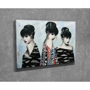 DC366 Multicolor Decorative Canvas Painting
