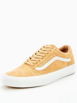 Vans UA Old Skool Pig Suede Sand Sand Size 10 Women