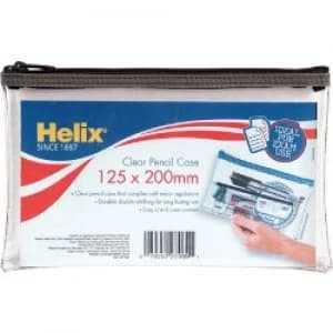 Helix PVC Pencil Case 200 mm x 125mm