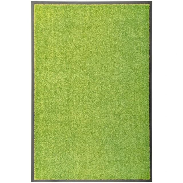 VIDAXL Doormat Washable Green 60x90cm Vidaxl 8720286064801